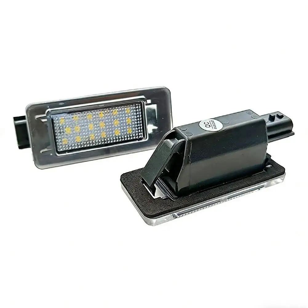 

2pcs LED License Plate Light for Nissan Serena C27 2016-up Dacia Duster White Rear Number Plate Lamp Car Accessories F6S3