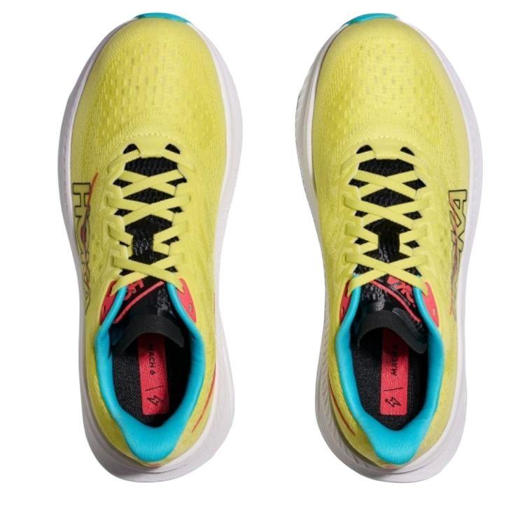 HOKA  Mach 6 Yuzu Cielo Blue Women Sneakers Yellow 1147810-YZC