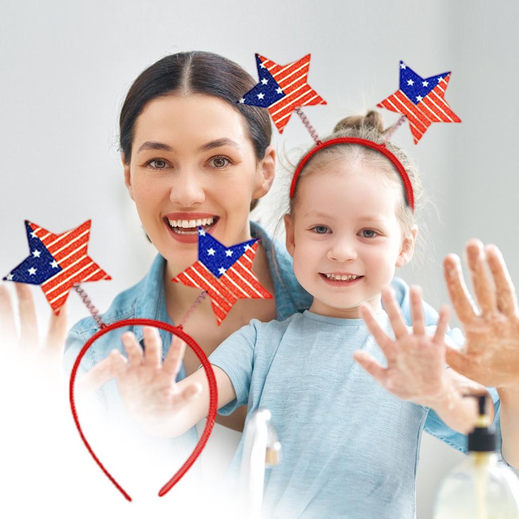 American Independence Day Party Decoration Headband 10pcs
