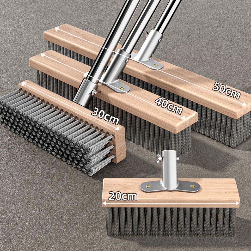 Scouring Stainless Steel Wire Brush Long Handle Cleaning Brush Tile Cleaning Tool  For Outdoor Yard
