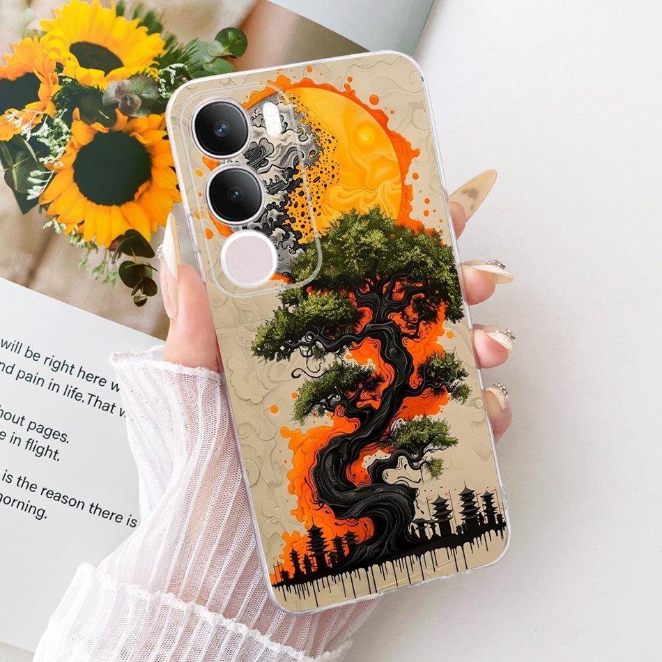 For Vivo Y19s Pro Cool Dragon Tiger Pattern Phone Case For Vivo Y19s Y 19S Pro V2419 Soft Silicone TPU Cases