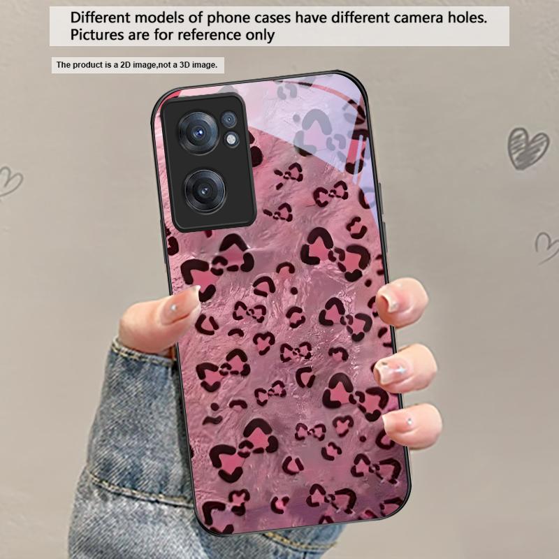 

Abstract leopard print For OnePlus Ace 2 3 2V 5 Pro Nord CE 2T 2 3 Lite N20 N30 6 7T 8 8T 9 10 Pro 11R 12R 13R Glass Phone Case OnePlus Ace 2V