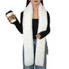Imitation Rabbit Fur Scarf Solid Color Versatile Design Thickened Warm Scarf Cold Weather Fashion Accessories