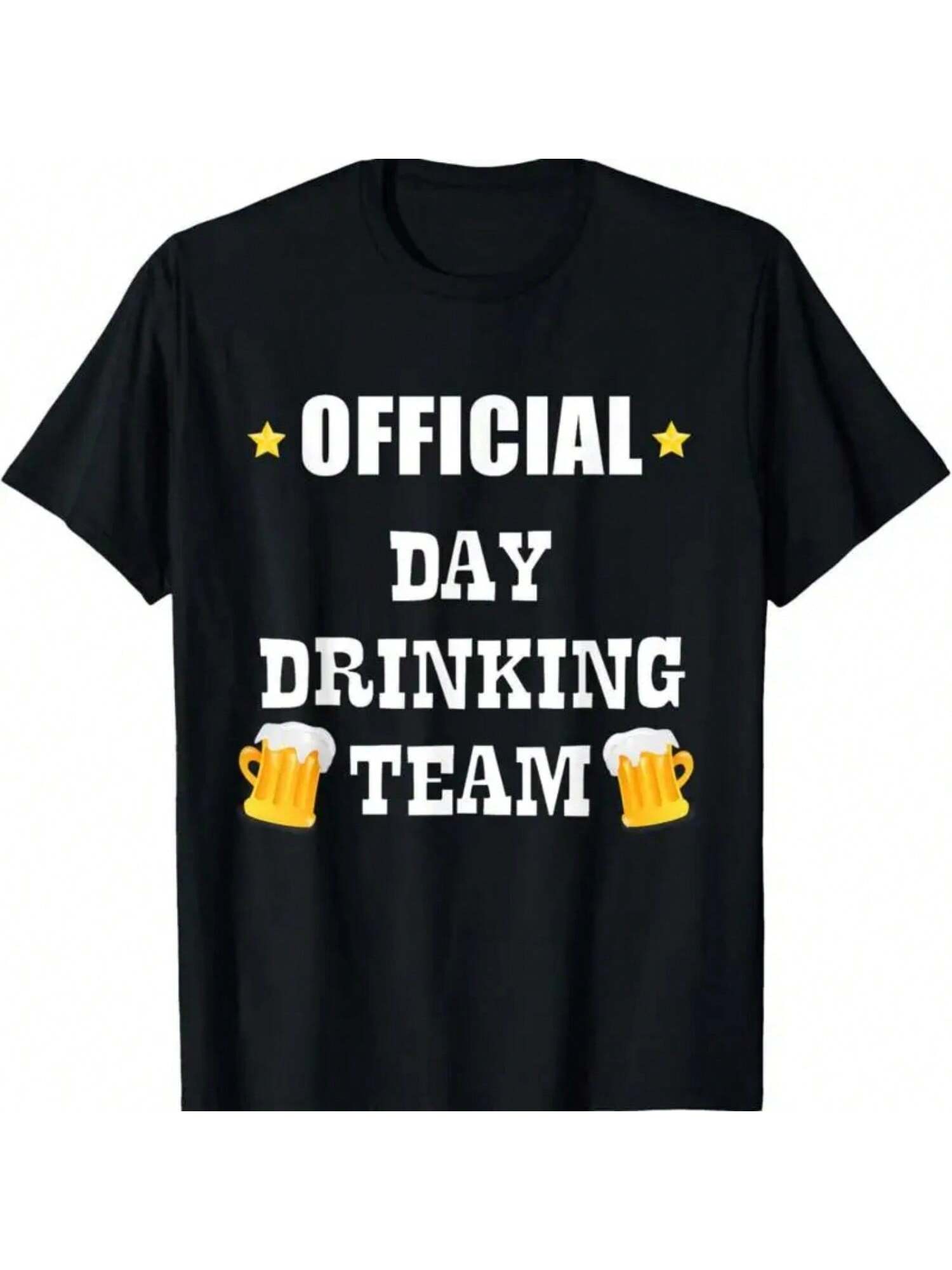 Official Day Drinking Team T Shirt Beer Liquor Alcohol S