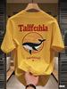 Pure cotton short-sleeved T-shirts for men and women high-end trendy T-shirts for the new summer of 2025 and Marine animals
