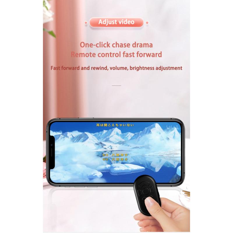 Hot! Usb Rechargeable Remote Control Self-timer Wireless Bluetooth-compatible Shutter Release Selfie Turn