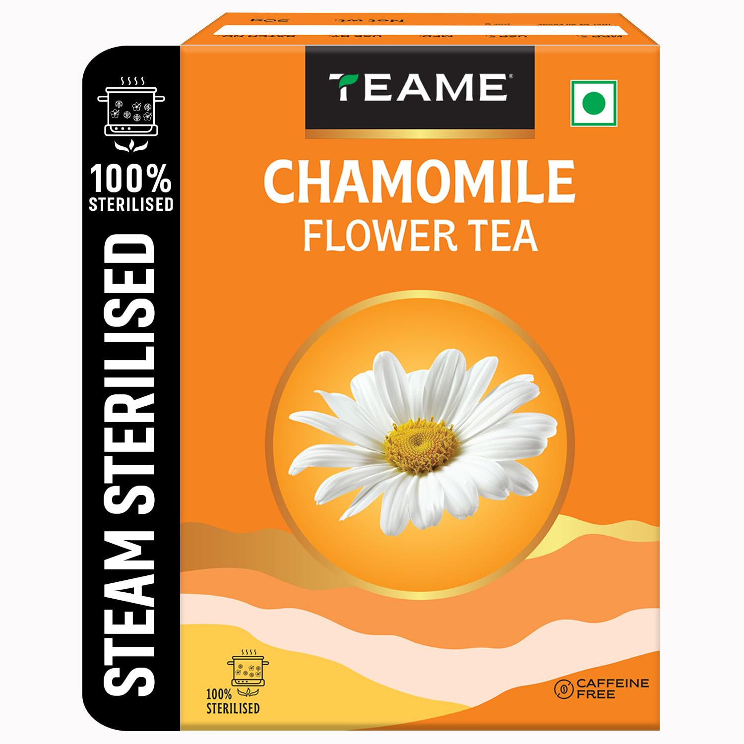 

TE-A-ME - Chamomile Tea - 50g (50+ Cups) | Helps in SLEEP & RELAXATION | Herbal - Caffeine Free | Flower Based - Non-Bitter | Chamomile Tea for S