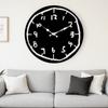 Cartoon Design Digital Wall Clock 30cm Size Wooden Round Clock Creative Clock  Home Decoration
