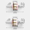 Three-Bolt Aluminum Alloy Spherical Door Handle Lock for Bathroom