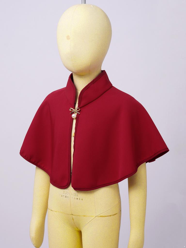 Dívčí elegantní šál - Vynikající brož Falešný límec Bolerko s otevřeným předním dílem k párty šatům