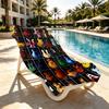 Fender Print Beach Towel Design, Soft, Lightweight. for Home Bathroom, Spa, Pool, Yoga, Surfing, Camping, Gift for Family, Friend
