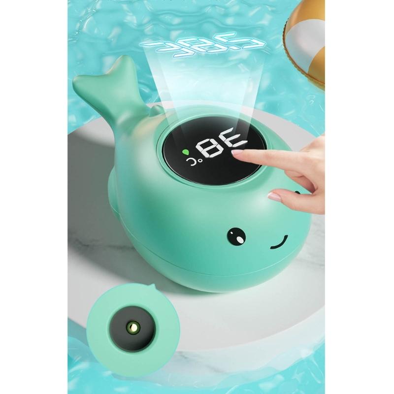 Intelligent Baby Showers Thermometer Convenient Cartoon Water Temperature Meter Lovely Bathing Floating Toy for Bath