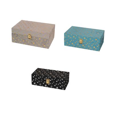 Chic Wood Container with Gentle Interior Practical Storage Case Perfect for Organizing Accessories and Beauty Items
