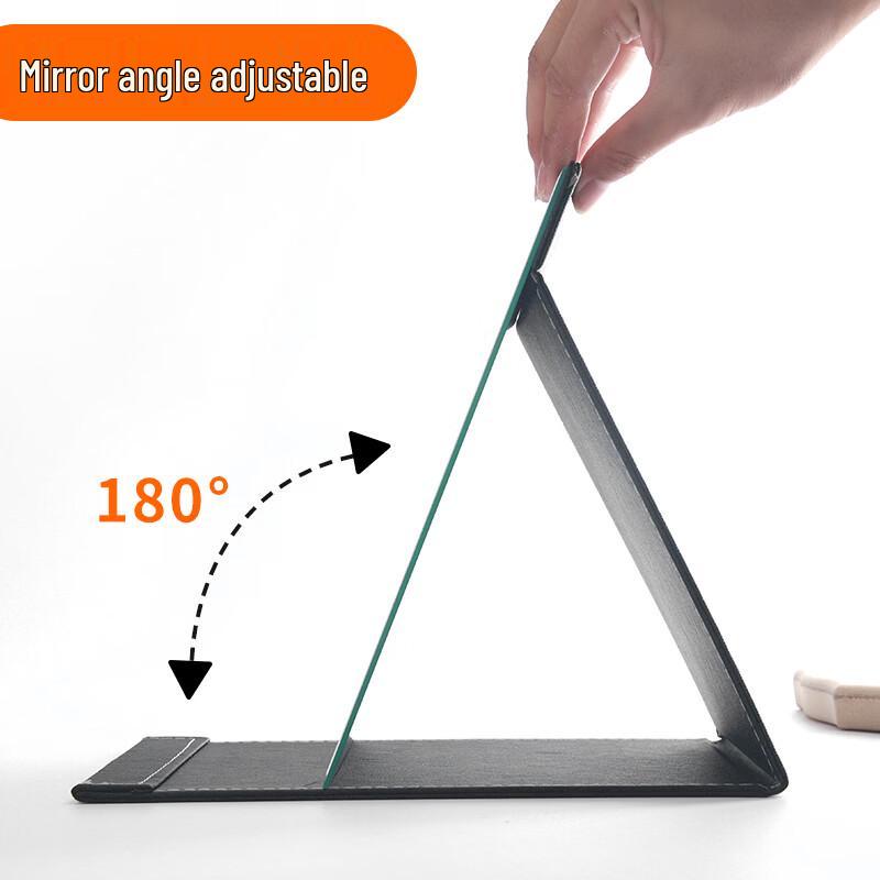 Oeny Foldable Portable Desktop Makeup Mirror