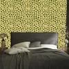 Yellow Leather Wallpaper Yellow and Olive for Living Room and Bedroom 50x1000