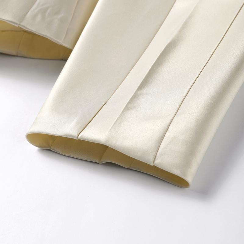 Summer Women's Blazer Lapel Single Button Short Suit Jacket Commuter Long Sleeve Slim Fit Thin Jacket