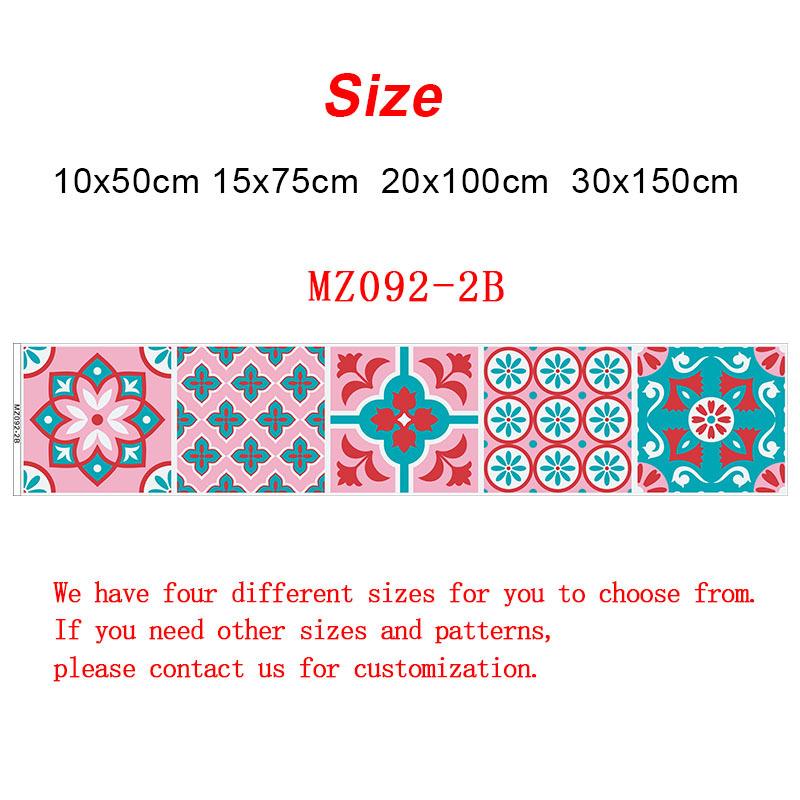 

Потовщена рожева стрічка Плитка Наклейка Кухня Ванна кімната Сходи Декоративні шпалери Водостійкі самоклеючі наклейки на стіну Ремонт будинку 10cmx50cmx1Pcs