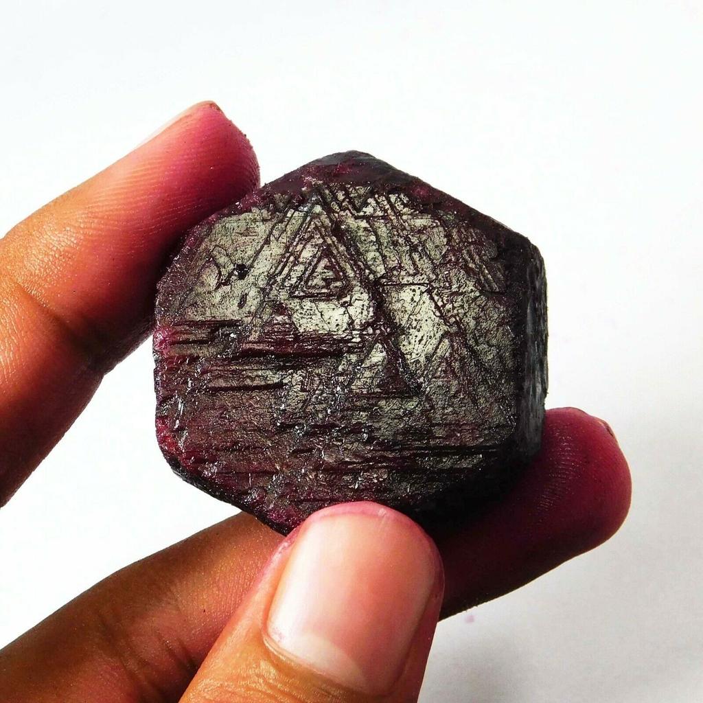 45 Ct Natural Ruby Certified Rough Huge Size Uncut Red Ruby