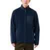 Timberland Jaqueta Tricotada Masculina Cor Sólida Spliced Outdoor Gola Alta Azul-Escuro A6NZ1-433