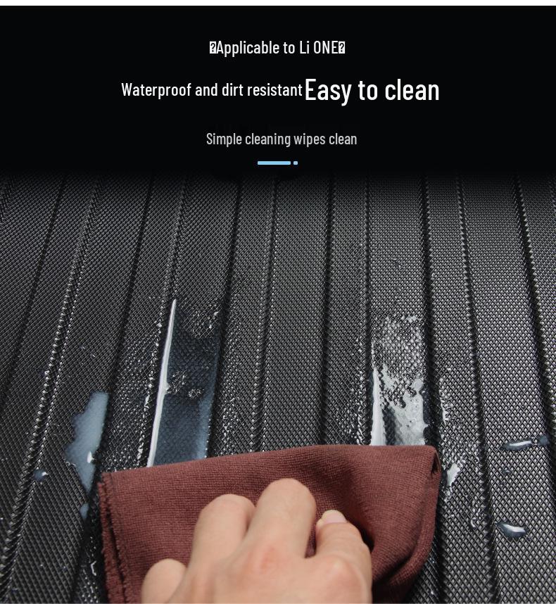 Ideal ONE TPE Trunk Mat: Eco-Friendly, Waterproof, Double-Layer Carpet Protector