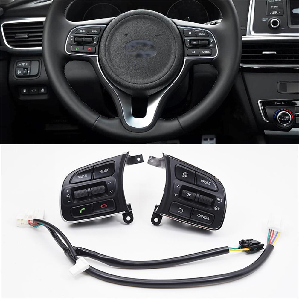 Steering Wheel Control Switch Button + Wire Harness For Kia Optima K5 2016-2018