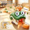 Two Player Snake Toy 1/2Pcs Magnetic Remote Control Toy Movable Eyes Electric Eating for Kids 2 Interactive RC Game with Light Sound