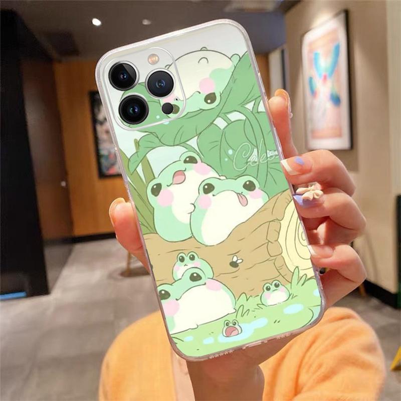 Phone Case For iphone 17 Air 17 Pro Max 16 15 14 13 Pro Max 15 16 Pro 15Plus Frog