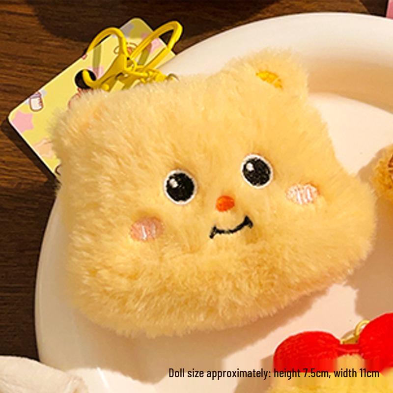 Charming Plush Doll Keychain Accessories for Kids' Bags and Gifts