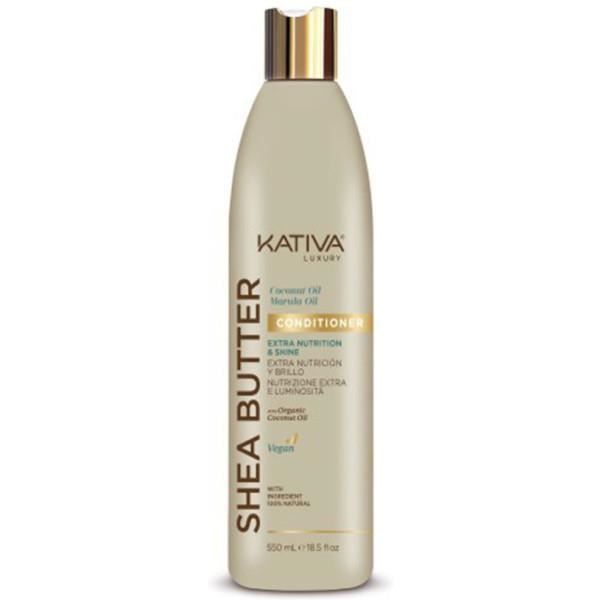 Kativa Shea Butter Coconut &amp; Marula Oil Conditioner 550 Ml Unisex