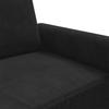 Vidaxl Fotel, Czarny, 60 Cm, Obity Aksamitem