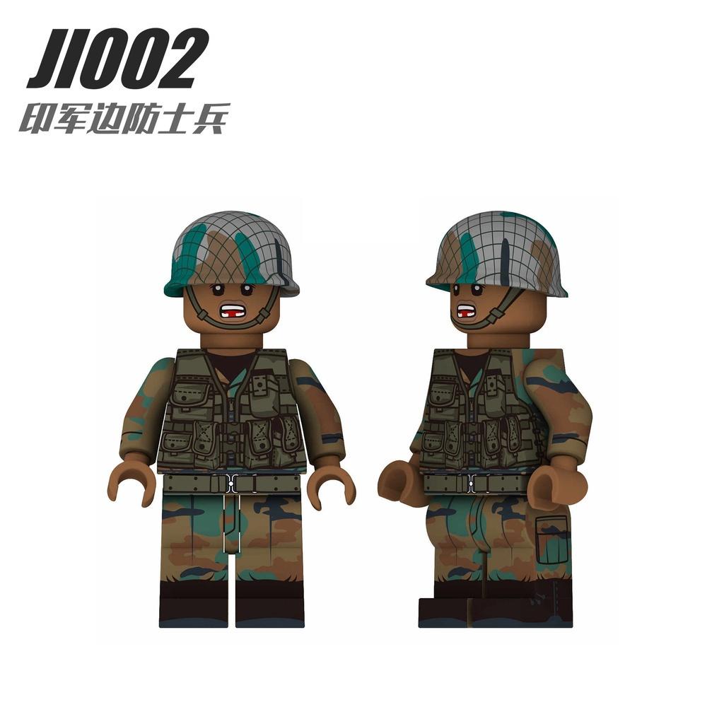 Army Border Patrol Military Mini Figures Building Blocks Toys