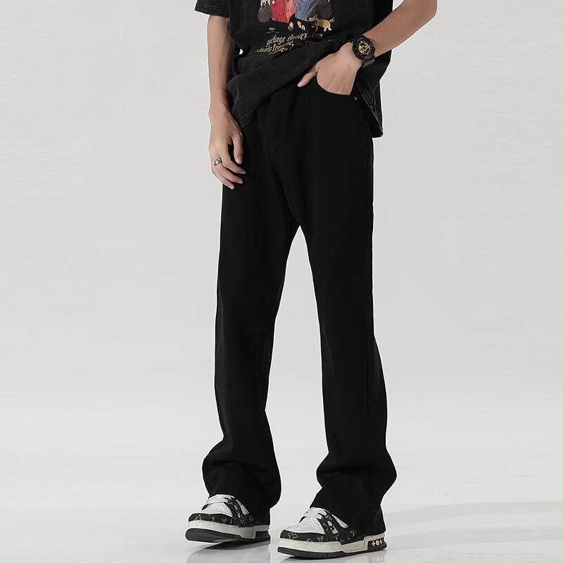 SWAMP AREA Men's High Street Retro Loose Fit Jeans