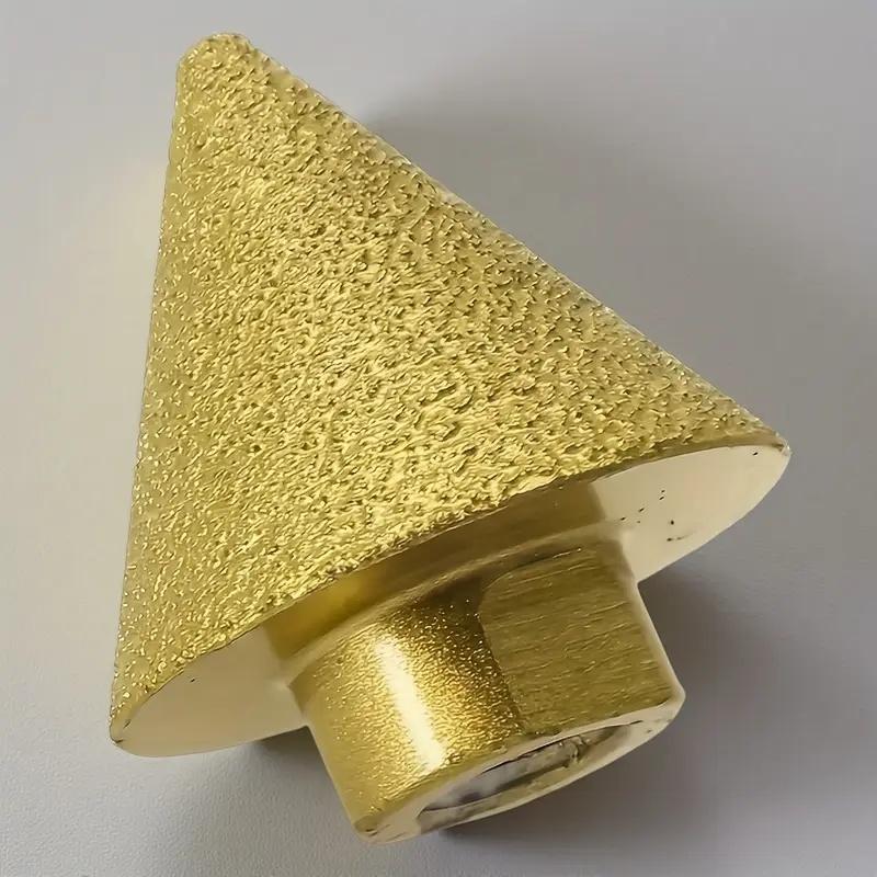 1Pc M14 Thread Diamond Beveling Chamfer Bit 38mm Cone Punching Expanding Drill Bit Grinding Wheel Ceramic Tile Chamferer