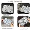 Innovative 4 Cavity 3D Dog Ice Cubes Tray Food Grade Silicone Mould for Unique Drink Presentation Kitchen Tool