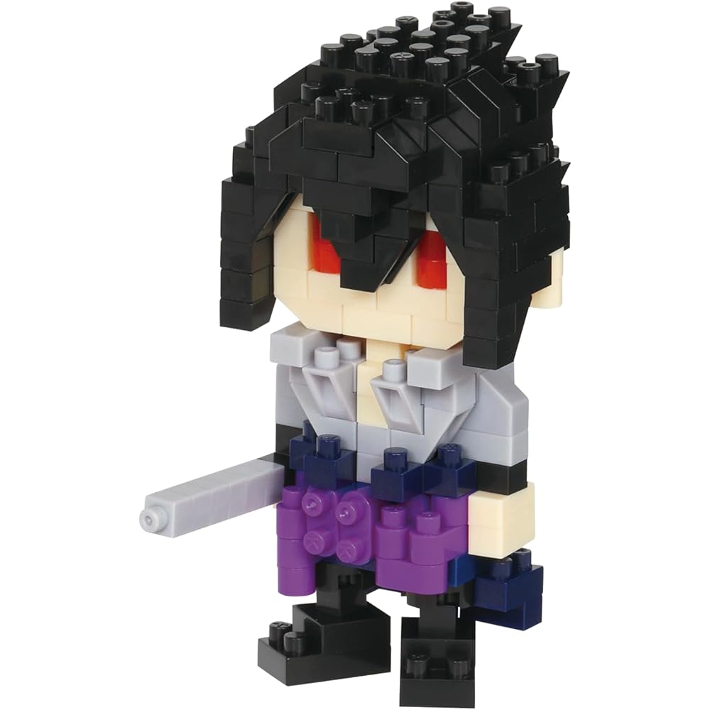Kawada Nanoblock Naruto Shippuden Uchiha Sasuke 200 Pieces Building Set Ages 12+