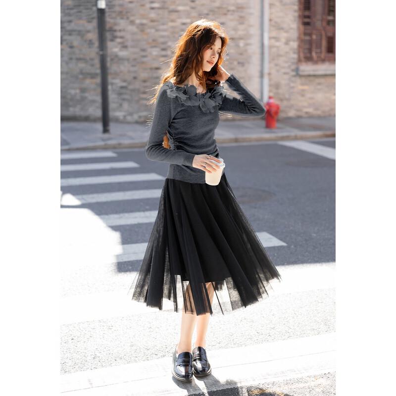 Mokaana Women's One-Shoulder Knit Top