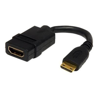 Câble HDMI haute vitesse 13 cm - STARTECH - HDMI vers HDMI Mini - F/M - Noir