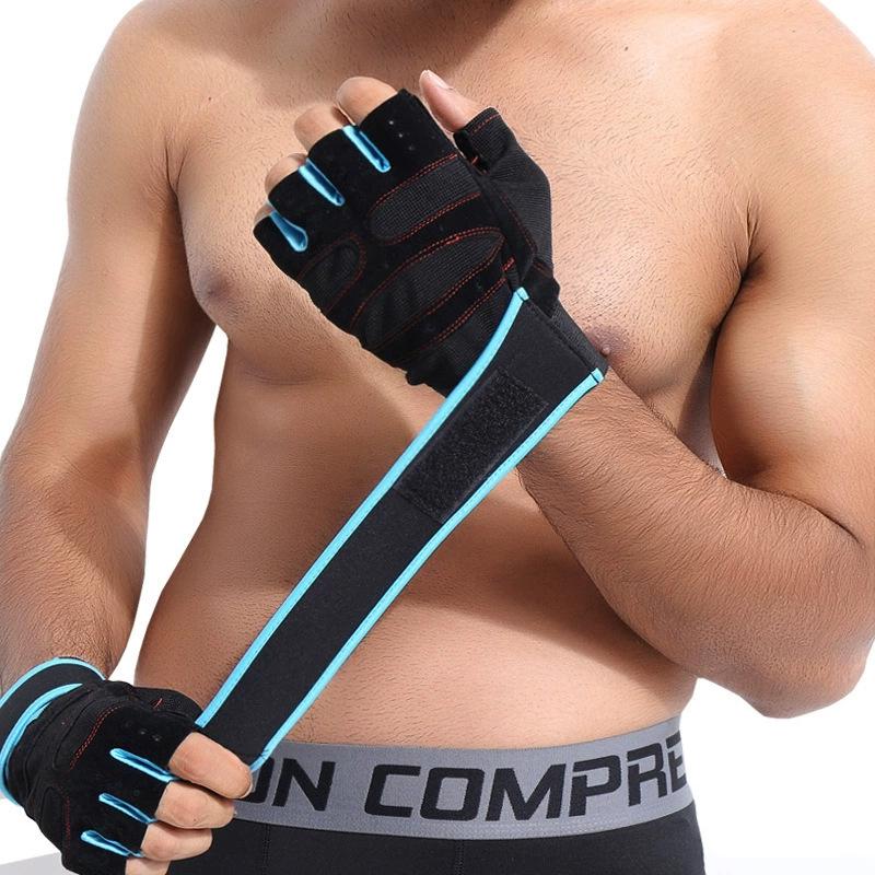 Professional Sports Fitness Gloves for Men Women Breathable Wrist Bracers Riding Training Equipment Durable Palm Protection
