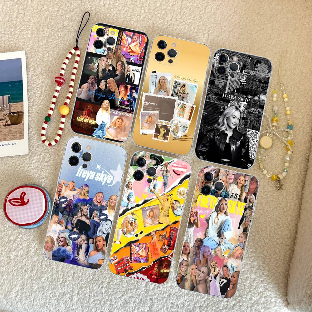 F-Freya Skye Singer Fit For IPhone 16 15 Promax Phone Case IPhone 14 11 12 High End 13 Pro Silicone