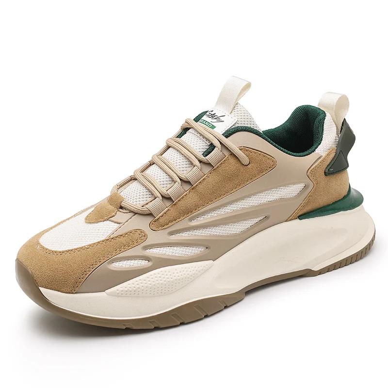 Fashion Original Men's Sneakers Size 45 Thick Sole Sports Shoes Trainer Race Breathable Fashion Running Sneakers Male Casual Mens Shoes