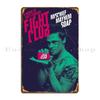 Fight Club Seife Metallschild Poster Bar Kino Wanddekor Garage Personalisierte Blechschild Poster