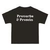 Proverbs And Protein Pump Cover T Shirt Weight Lifting Workout T-Shirt