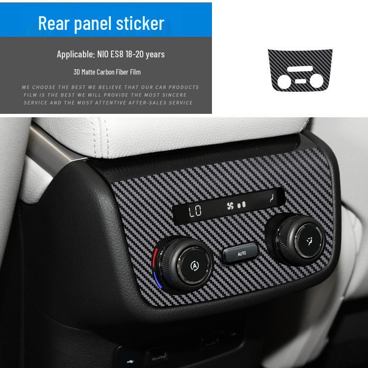 Compatible Nio ES8 (18-20) Carbon Fiber Gear Stickers for ES6/EC6 - Free Replacement If Damaged