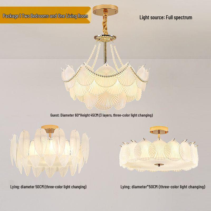 Modern French Crystal Pearl Chandelier for Living Room and Dining Room