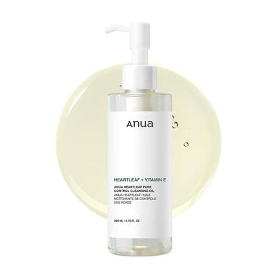 Heartleaf Pore Control Reinigungsöl 200 ml, hypoallergen, nicht komedogen, feuchtigkeitsspendend, koreanische Kosmetik, Kbeauty, Probe