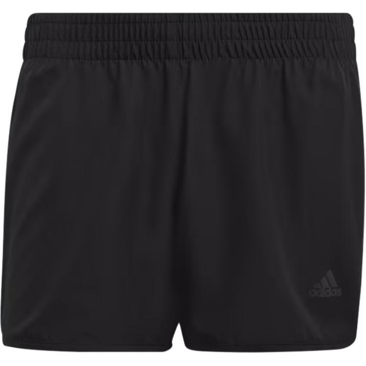 Adidas Logo Print Running Shorts Women Bottoms Black GK5259