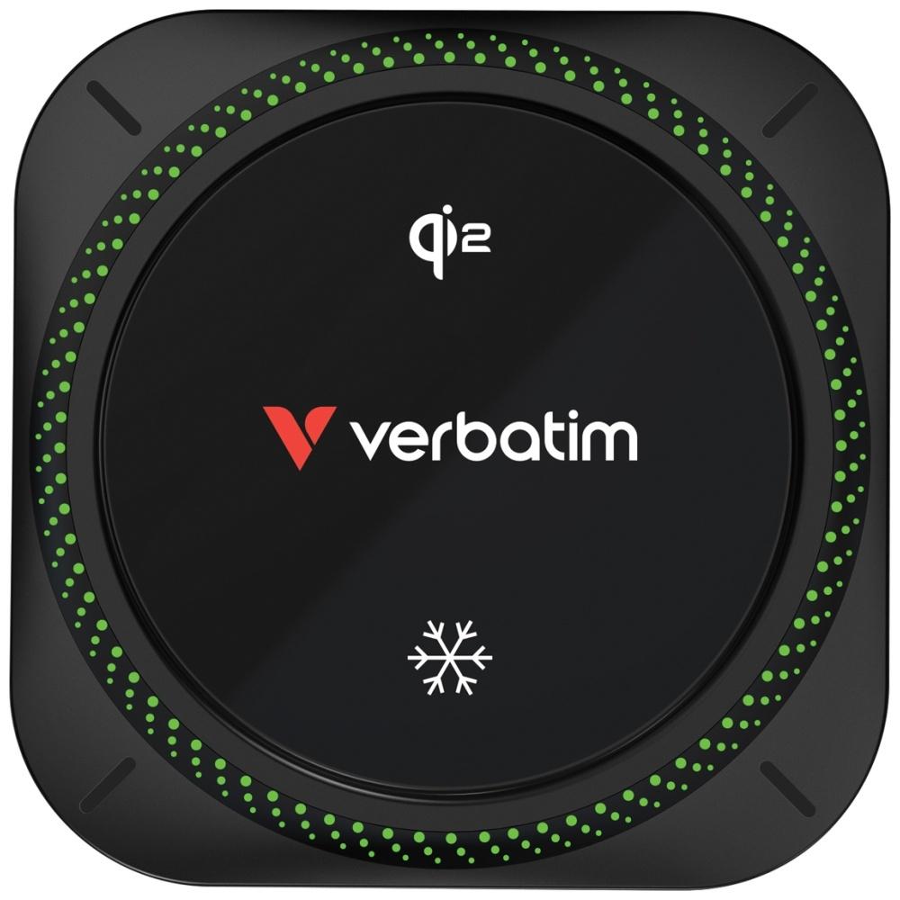 Verbatim Ładowarka Samochodowa N Drive   Qi2 15W Rgb Cnd-01 Czarny/Black 31860