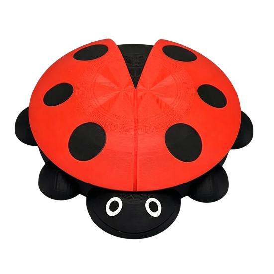 Mini Ladybug Sandbox with Toy Mindful Focus Lid Stress Relief And Sensory Relaxation