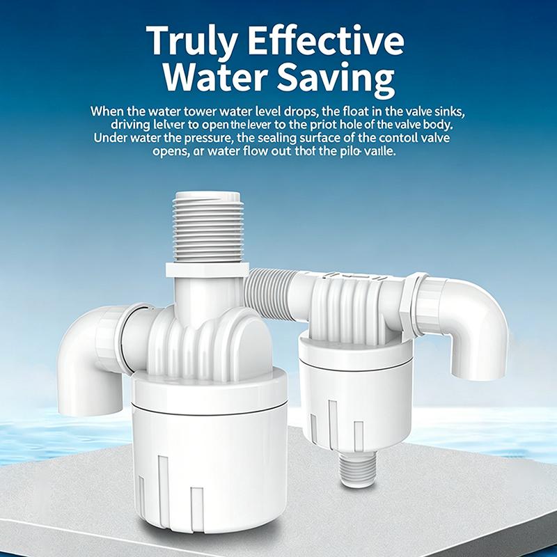 Automatic Water Level Control Valve Float Valve For Water Tank Water Stopper For Tank Automatic Plastic Float Valve