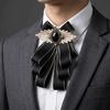 Verstellbares Strass-Halsband Blume Britischer Stil Herrenanzug-Accessoire Formeller Anlass